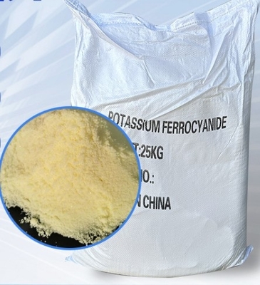 قیمت خوب CAS 13943-58-3 تترپوتاسیوم هکساسیانوفرات تری هیدرات ضد گردآوری ماده پتاسیم فروسیانید CAS 14459-95-1 آنلاین